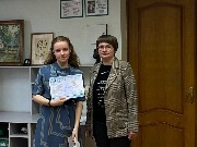 Награждение призеров по литературе в ФРФНК РГУ имени С. А. Есенина (г. Рязань)